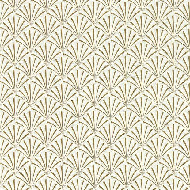 Clarke & Clarke Chrysler Pearl Cream wallpaper roll, UK version