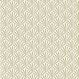 Clarke & Clarke Chrysler Pearl Cream wallpaper roll, UK version