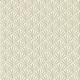 Clarke & Clarke Chrysler Pearl Cream wallpaper roll, UK version