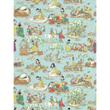 Sanderson Disney Snow White puddle blue wallpaper roll (British brand)