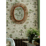 Sanderson Disney Winnie the Pooh macaron green wallpaper, UK version