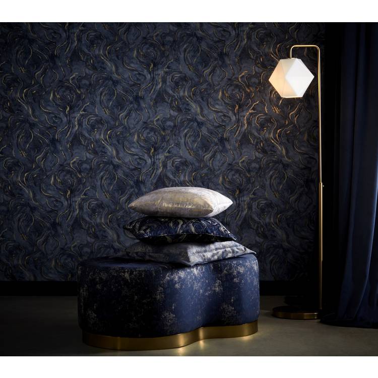 Clarke & Clarke Lavico Teal Wallpaper, imported from the UK