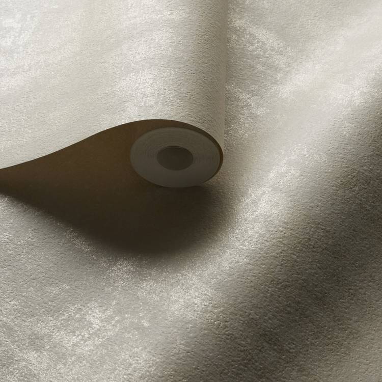Clarke & Clarke Sontuoso Pebble Cream Wallpaper, imported from the UK