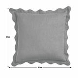 Habitat scallop cushion pomegranate 43x43cm - British product