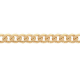 Revere 9ct gold plated sterling silver curb bracelet 21.6cm (British brand)