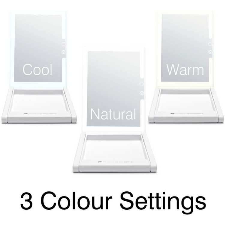 Rio Home & Away makeup mirror with 10x magnification (British brand)