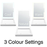 Rio Home & Away makeup mirror with 10x magnification (British brand)