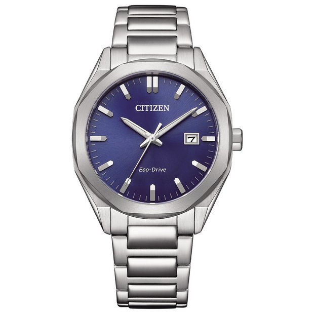 Citizen Eco-Drive blue dial watch, imported from the UK