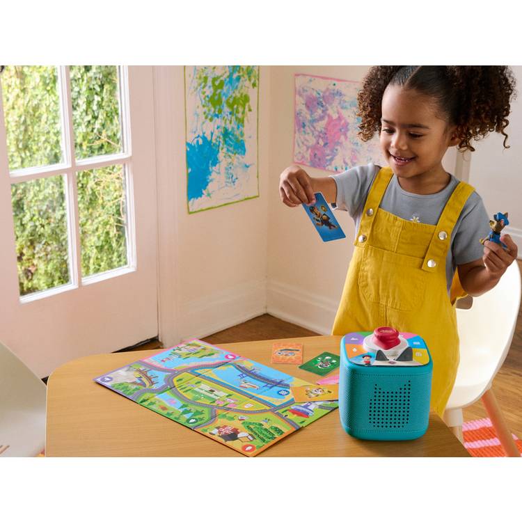 tonies Teal Toniebox 2 with PAW Patrol Chase Tonie (British brand)