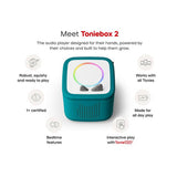 tonies Teal Toniebox 2 with PAW Patrol Chase Tonie (British brand)