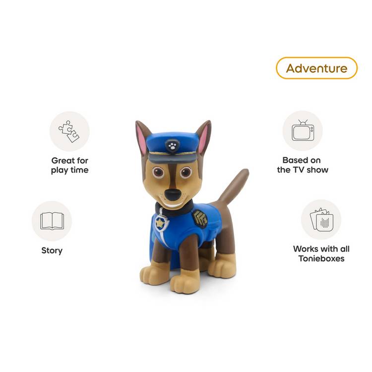 tonies Teal Toniebox 2 with PAW Patrol Chase Tonie (British brand)