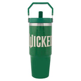Wicked stainless steel green handle cup 900ml, imported from the UK