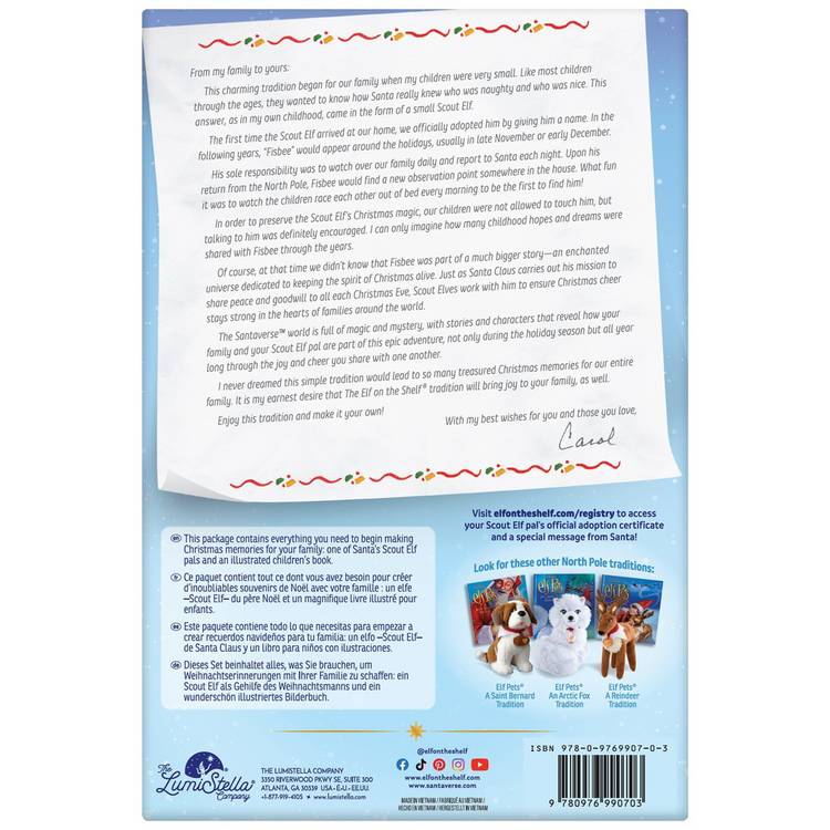 Elf on the Shelf Santaverse Boy Christmas tradition, imported from the UK