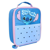 Disney Stitch lunch bag with three charms - British product