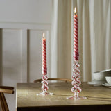 Argos Habitat Swirled Glass Large Candle Stick- Buy online at McGrocer