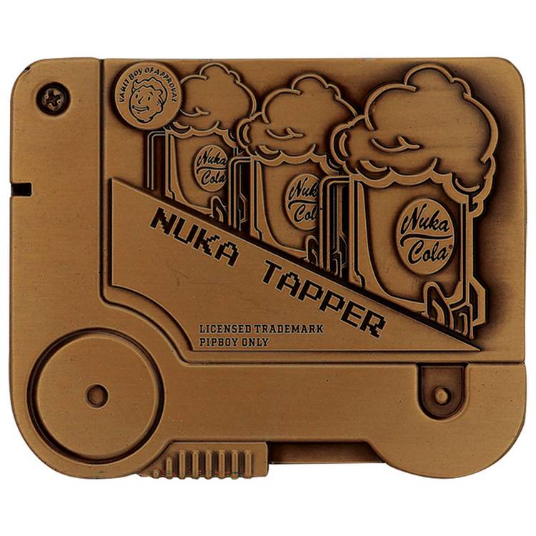 Fallout Nuka Tapper holotape replica with stand - British product