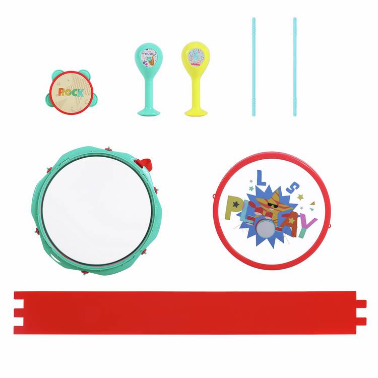 Chad Valley musical drum set with light-up pads, UK version