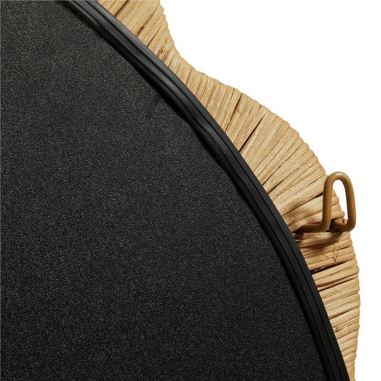 Habitat rattan wavy wall mirror 90x60cm (British brand)