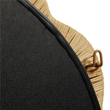 Habitat rattan wavy wall mirror 90x60cm (British brand)