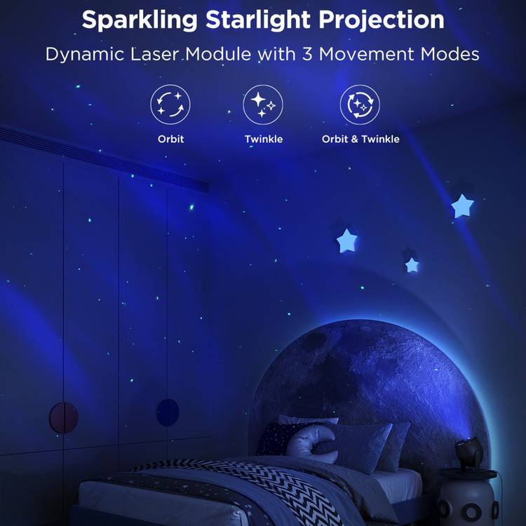 Govee star light projector with aurora effects - British product