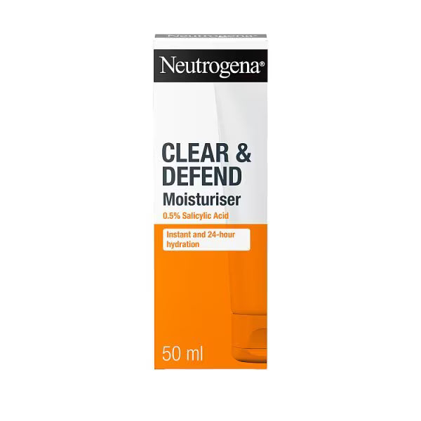 Neutrogena Clear And Defend Moisturiser 50ml, imported from the UK