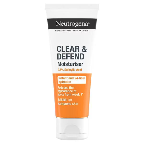 Neutrogena Clear And Defend Moisturiser 50ml, imported from the UK
