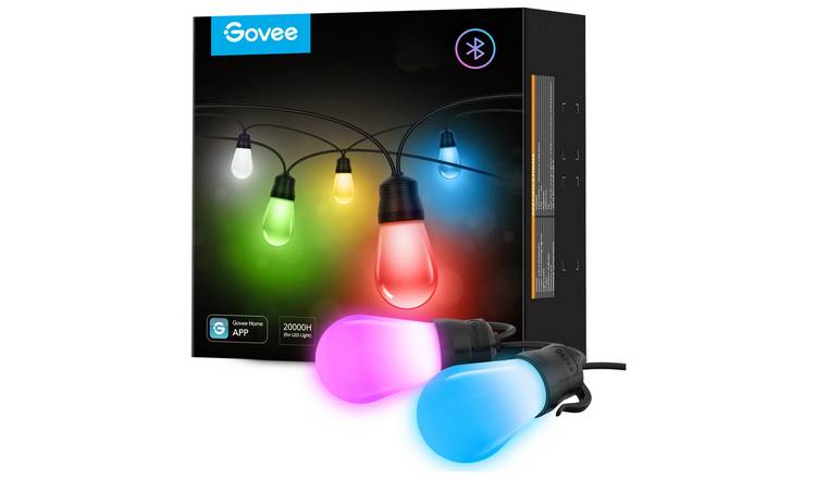 Govee warm white outdoor string light 15m, imported from the UK