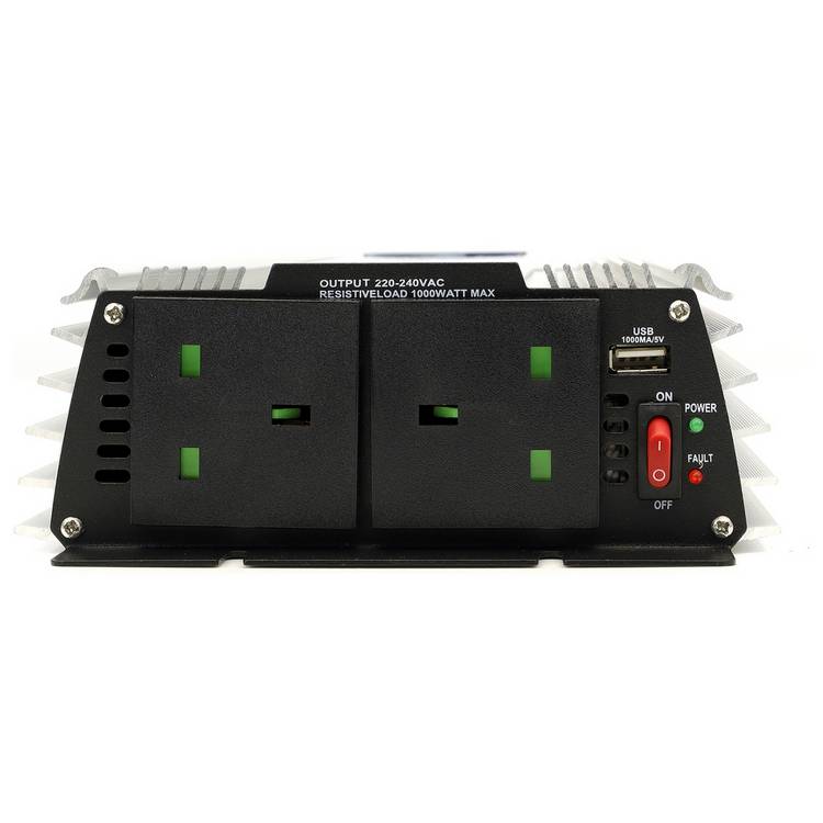 Streetwize 1000W modified sine wave power inverter, UK version