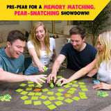 Snatching Pears card game with 5 squishy pears, UK version