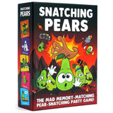 Snatching Pears card game with 5 squishy pears, UK version