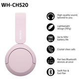 Sony wireless headphones pink, imported from the UK