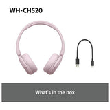 Sony wireless headphones pink, imported from the UK