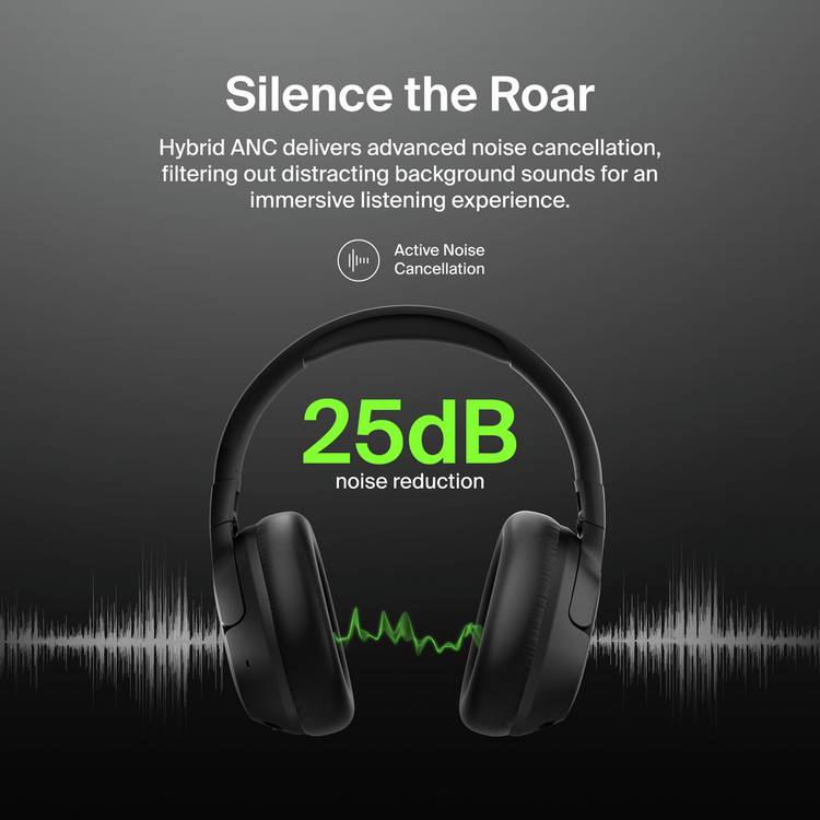Belkin SoundForm Isolate active noise cancelling wireless headphones (British brand)