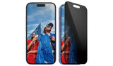 PanzerGlass privacy screen protector for iPhone 15/16, imported from the UK