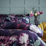 Paoletti Cordelia purple double bedding set, UK version
