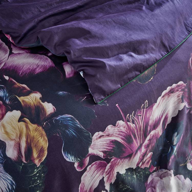 Paoletti Cordelia purple double bedding set, UK version