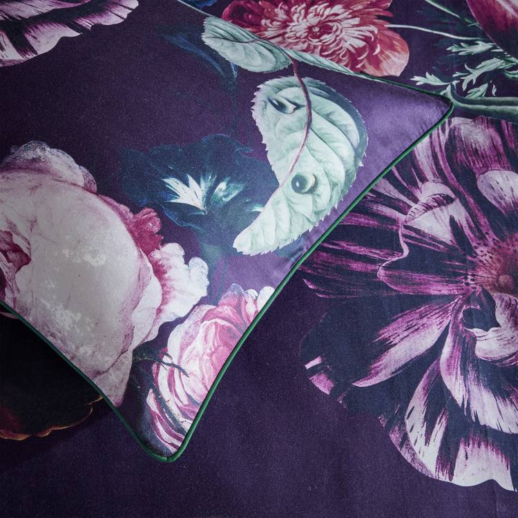 Paoletti Cordelia purple double bedding set, UK version