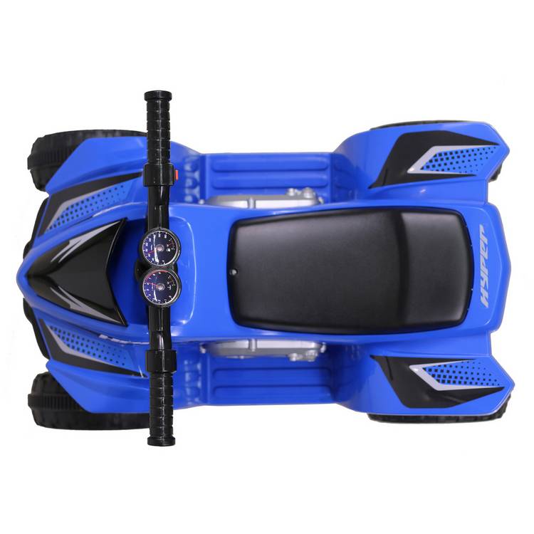 Hyper 6V ride-on ATV blue, imported from the UK