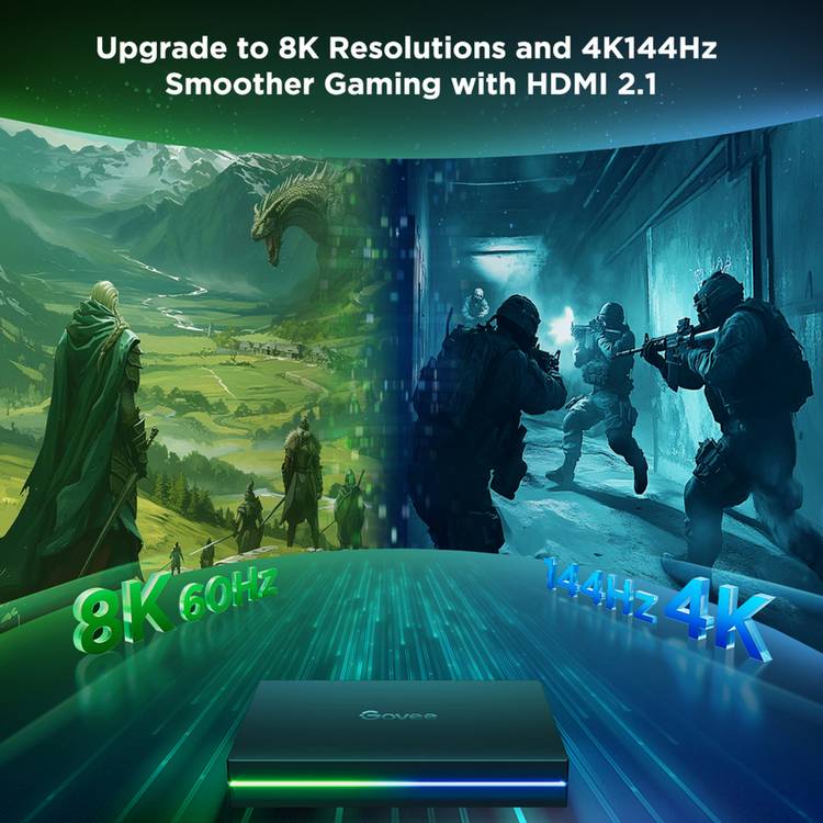 Govee AI Gaming Sync Box 2 with HDMI 2.1 (British brand)