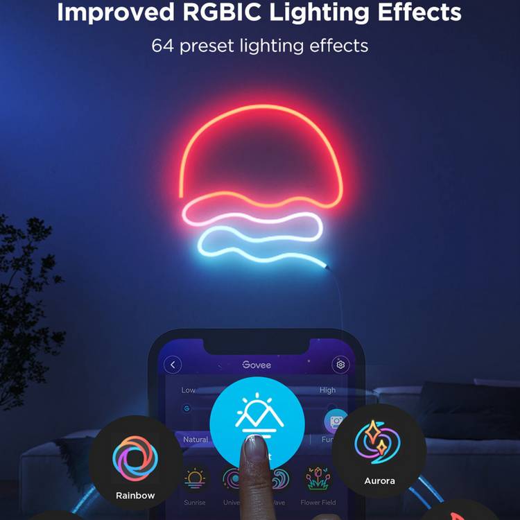 Govee Neon Rope Light 2 3m, imported from the UK