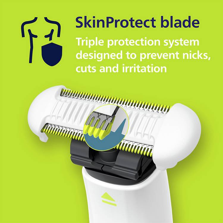 Philips Intimate OneBlade body trimmer - British product
