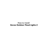 Govee outdoor LED flood lights pack of 4, UK version