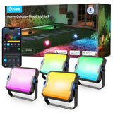 Govee outdoor LED flood lights pack of 4, UK version