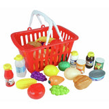 Chad Valley cash register toy with play food, UK version
