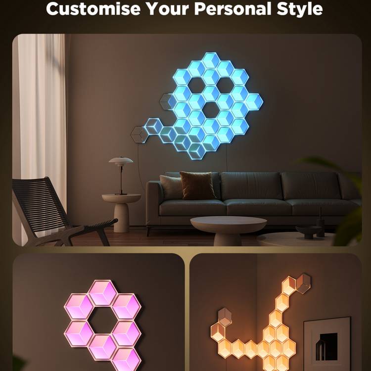 Govee Glide Hexagon Light Panels Ultra 7-pack, UK version