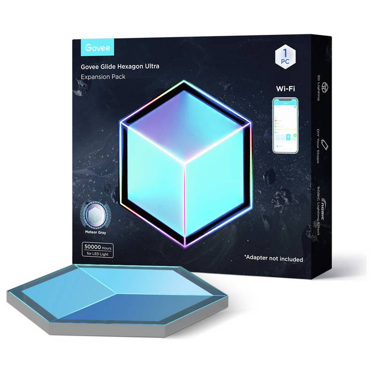 Govee Glide Hexagon Panel Ultra add-on pack of 1, UK version