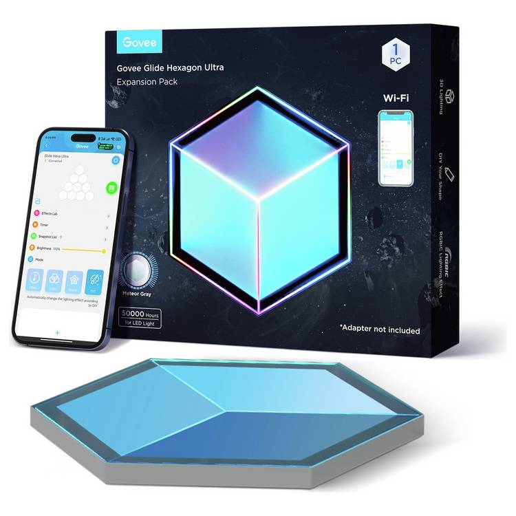 Govee Glide Hexagon Panel Ultra add-on pack of 1, UK version