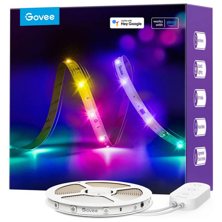 Govee RGBIC Basic LED lightstrip 10m (British brand)