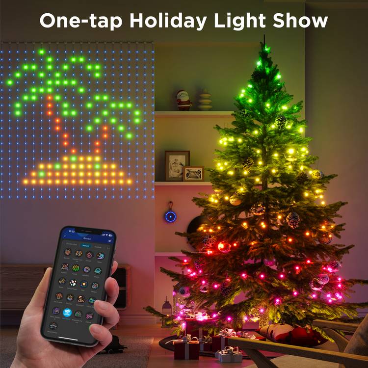 Govee RGBIC curtain lights 400 LEDs smart lighting - British product