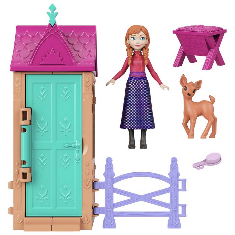Disney Frozen Arendelle small doll playset with 5 surprises, imported from the UK